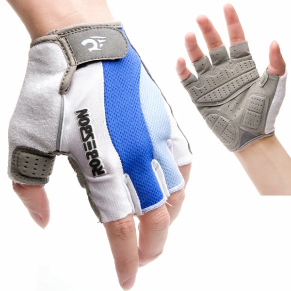 Märke Cykel Cykel Half Finger Handskar Herr Mtb Bike Motocross Handskar Luvas Guantes Bicicleta Invierno Cycling gloves1 L