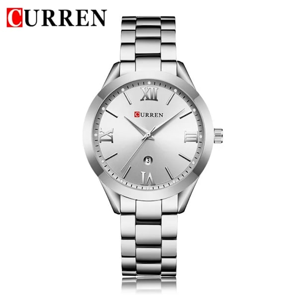 CURREN Mode Damklockor Toppmärke Lyx Dam Watch Armband i rostfritt stål Klassisk Casual Damklocka 9004 CU900706 without box