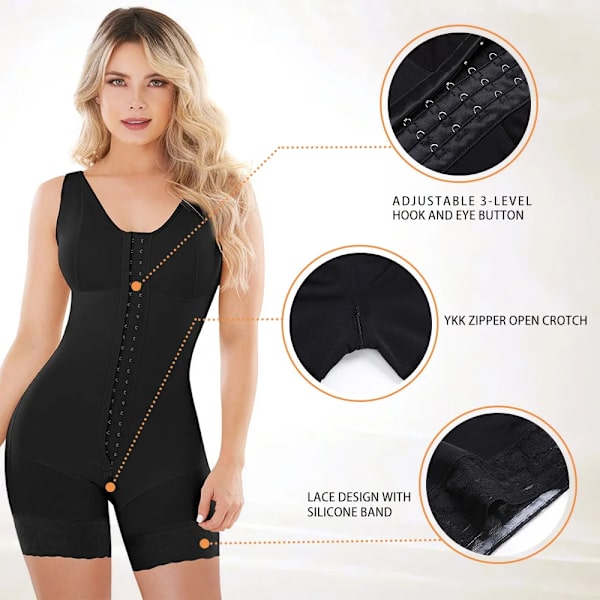 Postpartum gördel BBL Postoperativ Body Shapewear komprimerat stål Fajas Skims Korsett Bantning Body Shaper Plus Size Beige 4XL