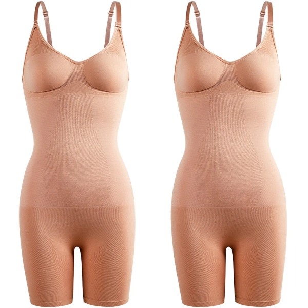 Kvinnor Body Sömlös Shapewear Magen Slimming Shapers Butt Lifter Underkläder Body Shaper Plus Size Underkläder Korsett 2022 2 piece Skin XXL-3XL