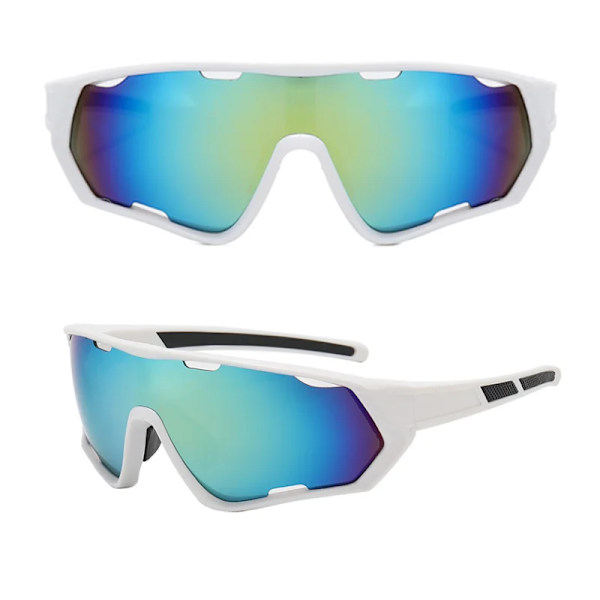 Utomhussportglasögon Män Kvinnor Cykelglasögon Mountain MTB Cykling fiske UV400 färgglada Solglasögon snygga Cykelvägsglasögon transparent