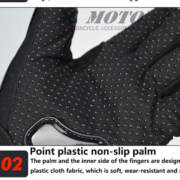 Motocentric Motorcykelhandskar Sommar Touch Screen Racinghandskar Utomhussport Skydd Åka Cross Dirt Bike Guantes Moto Red XXL