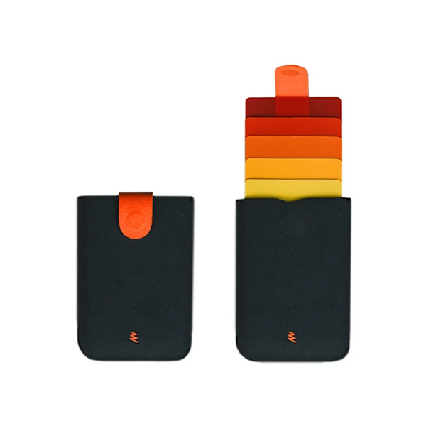 New Arrival DAX V2 Mini Slim Przenośne Posiadacze Kart Wyciągnięty Projekt Portfel Męski Gradient 5 Kart Pieniądze Krótkie Toreb Genuine leather