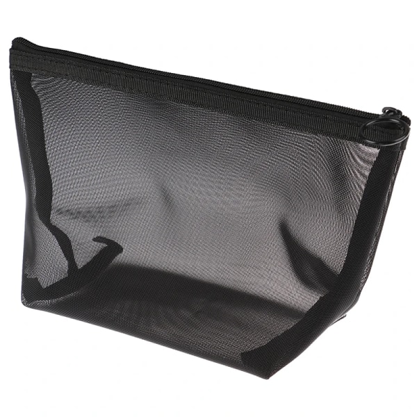 3 st/ set Casual Dragkedja Toalettartiklar Tvättväskor Smink Transparent Mesh Case Organizer Förvaringspåse Kvinnor Resekosmetikväska