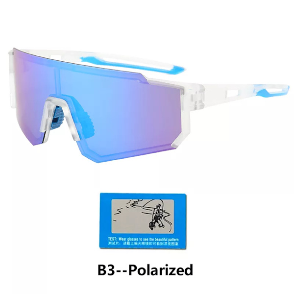 Polariserade sportglasögon damer Fotokroma cykelglasögon herr MTB cykling UV400 Solglasögon Road Goggles Cykelglasögon B3