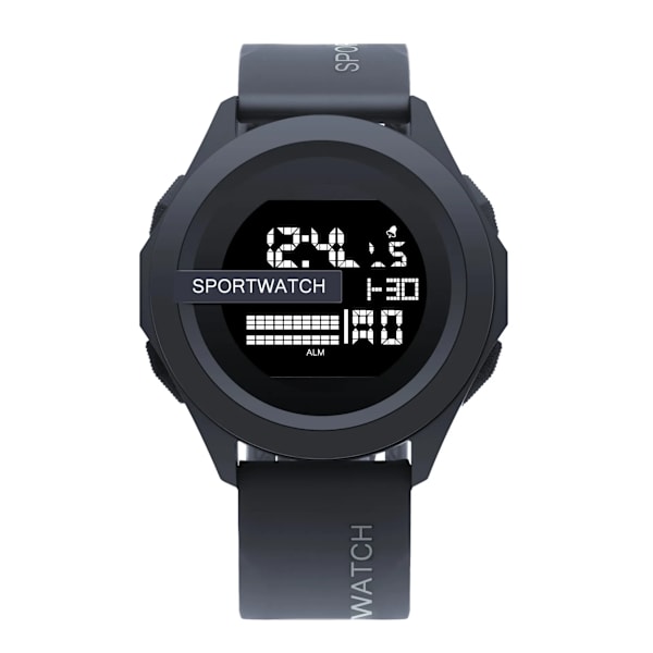 Ny Watch Watch Vattentät Lysande LED Digital Student Elektronisk Armbandsur relojes para hombre Black