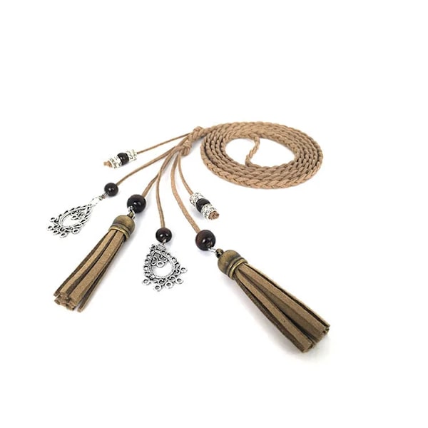 Kvinnor Snörning Pu-läderbälte Nytt Bowknot Bälten Längre Bred Bind Midjeband Slips Rosett Dam Klänning Dekoration Mode 2022 khaki one size