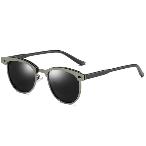 Herrsolglasögon damdesignermärke Körglasögon HD Polarized masculino Herrglasögon Tillbehör Solglasögon för män Oculos gun-black Black