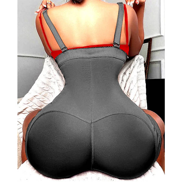 AfruliA Bantningskorsett High Waist Trainer Shapewear Sexig Butt Lifter Magkontroll Skims Body Shaper Body Fajas Colombianas apricot NO zipper L