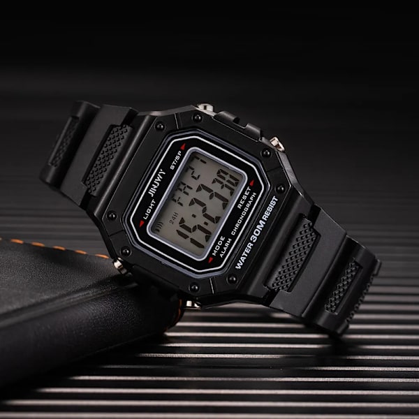 Nya digitala klockor för män Led elektronisk armbandsur Militärsport Män Kvinnor Unisex Watch Vattentätt reloj hombre 152 Red
