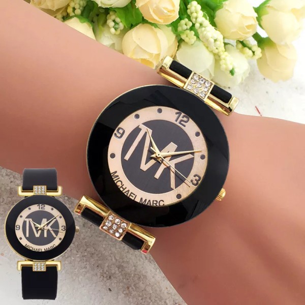 Varumärke TVK Watch för kvinnor Presentklockor Modeklockor Svart lyxklocka Silica Quartz Damarmbandsur Relogio Masculino Zegarek Damsk quartz watches-4