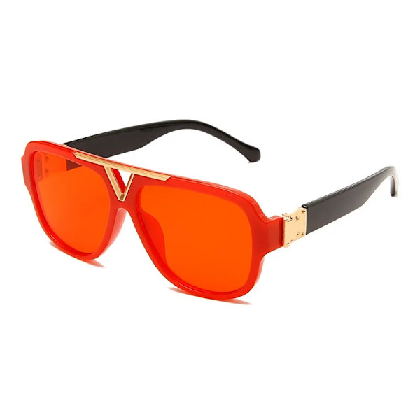 Lyxmode Herr Solglasögon Pilot Designer Båge 8 Färg Unisex Snygga Glasögon UV400 C06 Other