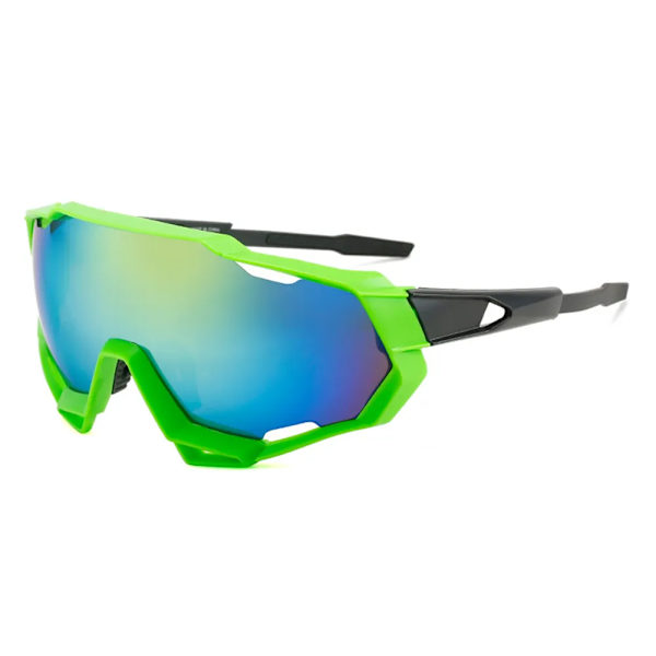 Utomhuscykling Solglasögon UV-skydd Vindtäta glasögon polariserad lins män kvinnor sport solglasögon glasögon Green