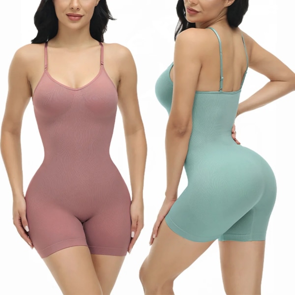 Body Shaper Body Endelad underkläder Lyfta rumpa Formning Sexiga kvinnor Shapewear Faja Auburn L