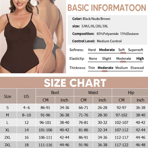 Rygg Låg stringtrosor Kvinnor Sexiga Korsetter Seamless Backless Sculpting Body Shaper 3 I 1 Seamless Butt Lifter Underkläder Fajas Black M