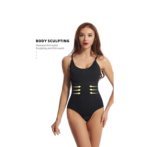 Seamless Sculpt Shapewear Body Kvinnor Magkontroll Butt Lifter Kroppsformare Osynlig underklänning Smal rem Stringkalsonger Auburn L