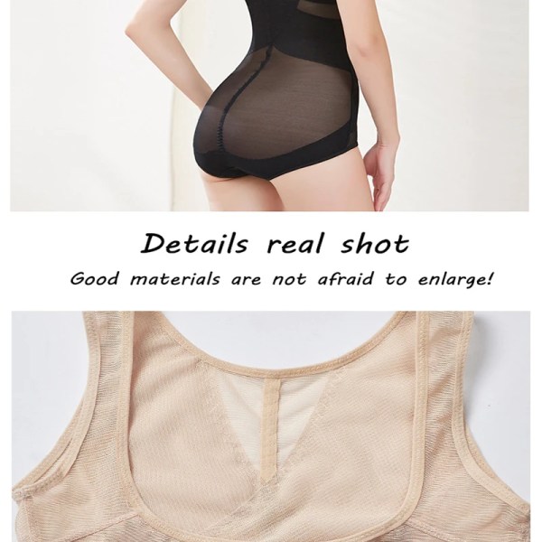 Reduktiv remsa Kvinna Bantning Bälte Butt Lifter Shapewear Pärmar Kroppsformare Waist trainer Korrigerande underkläder Magform Apricot XXL