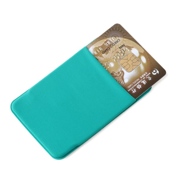 1st Unisex Fashion Elastisk Mobiltelefonplånbok Mobiltelefon Korthållare Case Självhäftande klistermärke Ficka Kredit ID-kortshållare 2 blue