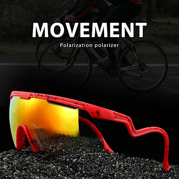 Albaoptics Cykelsolglasögon Herr UV400 Sportglasögon Cykel Cykelglasögon Alba Delta Kvinnor Man Alba Optics Outdoor Glasögon AD8