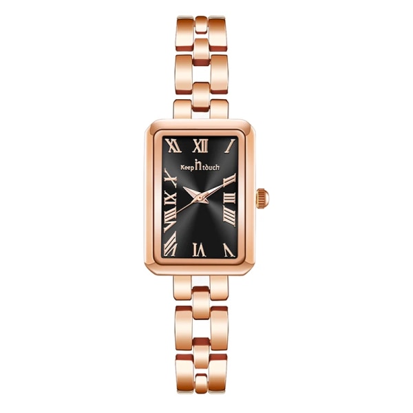 Damklockor Toppmärke Lyx Vattentät Rose Gold Watch Dam Keramik Watch Dam 2022 Reloj Mujer Elegante 8440-black