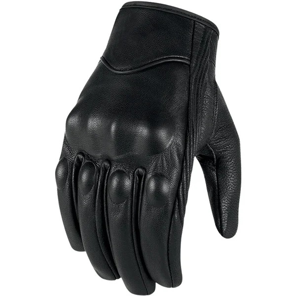 Herr Dam Racing Cykelhandske Cykelutrustning Motorcykelhandskar Läder Pekskärm Sommar Vante Halvfinger Men No-perforate L