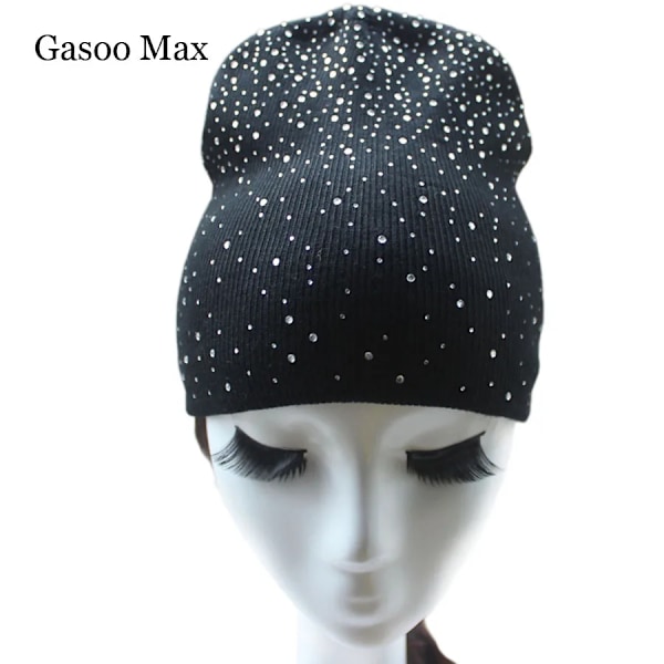 Nya Vintermössor för Kvinnor Män Beanies Stickade Enfärgade Coola Mössor Flickor Höst Kvinnlig Beanie Varma Bonnet Casual Keps navy blue