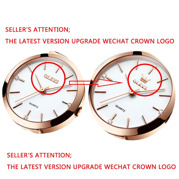 OLEVS Creative Fashion Dam Klockor Rose Gold Dam Armband Klockor Reloj Mujer Waterproof Quartz Watches Dam Svarta Black
