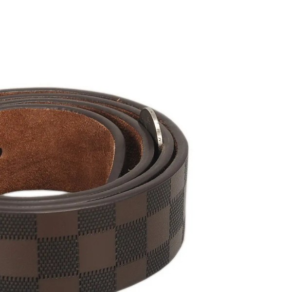 Nötdesigner herrbälten för läder manlig pläd midja lyxmärke jeansnål spänne mode 2021 nytt brett svart brunt 130 cm Belts Black 120cm