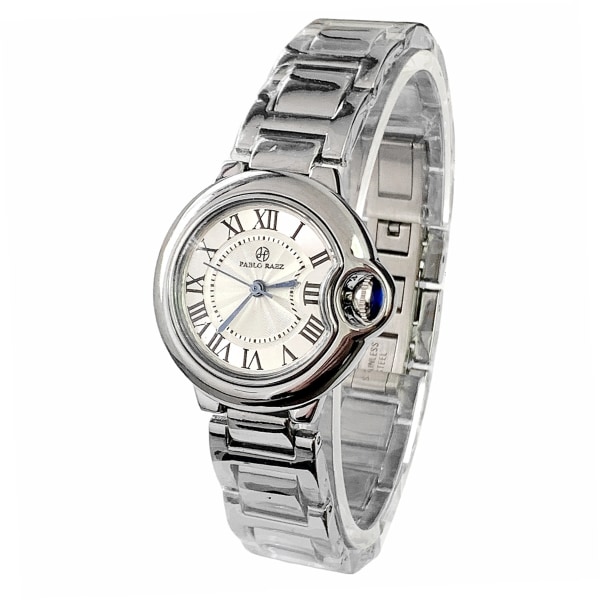 Hot Sell Toppkvalitet Damklockor Man/Kvinnor Relogio Silver Lyx Stål Mode Blå Ballong Armbandsur Reloj Mujer No date Black 42mm