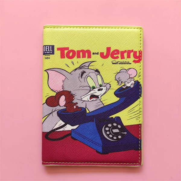 Tecknad Kalle Anka Cover för pojkar Case för barn Söt korthållare Cover Nya presenter passport cover(.1155)