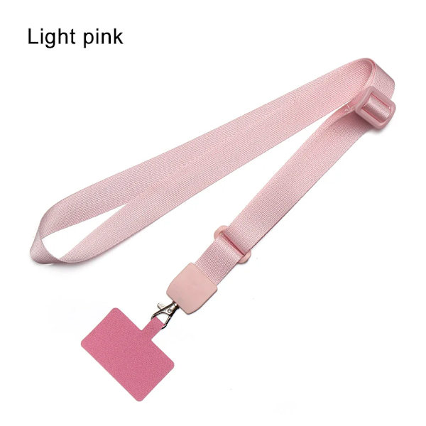 1 st Mode tecknad arbetskortshållare Multifunktionell utdragbar namnskylt Studenter Bus Bank Case med rem light pink