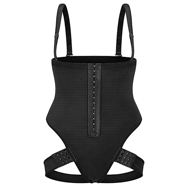Kvinnors rumpa Lyftare Midja Cinchers Shapewear Manschett Magkontroll Trosor Lyft Höfterna Hög midja Body Shaper Trainer Underkläder Black 4XL