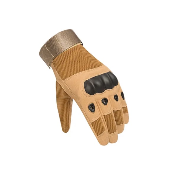 Taktiska utomhushandskar Fullfinger Herrhandskar Sportskytte Jakt Träning Militärträningshandskar Motorcykelhandskar Full Finger Khaki XL