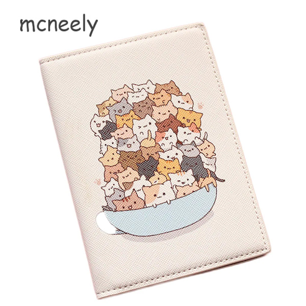 Mcneely Animals Prints Korthållare Handväska Flerfunktionsväska Cover på passet Hållare Skydd Plånbok Cover Gold