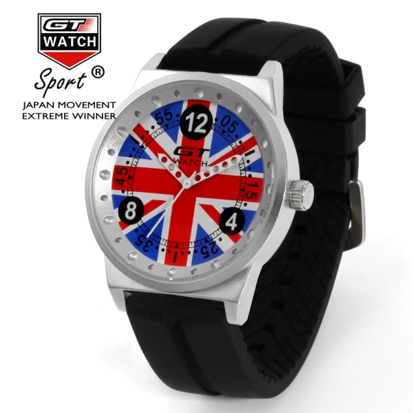 GT Watch Watch Italien Flagga F1 Sportklockor Silikon Quartz-klocka Mode Casual Manklocka montre homme reloj hombre Germany