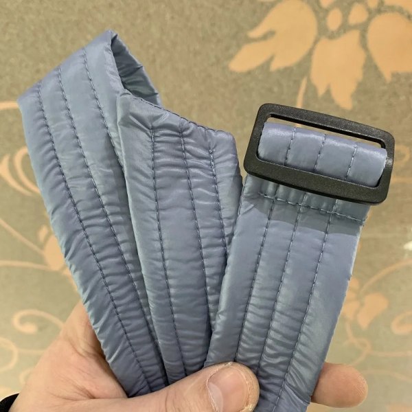 7 färger Dam Dam Tie Bred ihålig spänne Band Midjeband Midjebälte Black 210cm