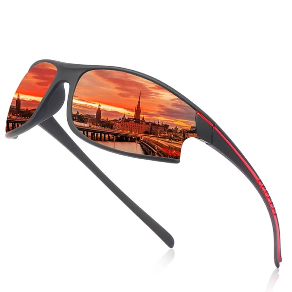 Polariserade solglasögon för män Sportsolglasögon Dammtäta glasögon Cykelglasögon till platsen Motorcykel Löpfiske sunglasses 2