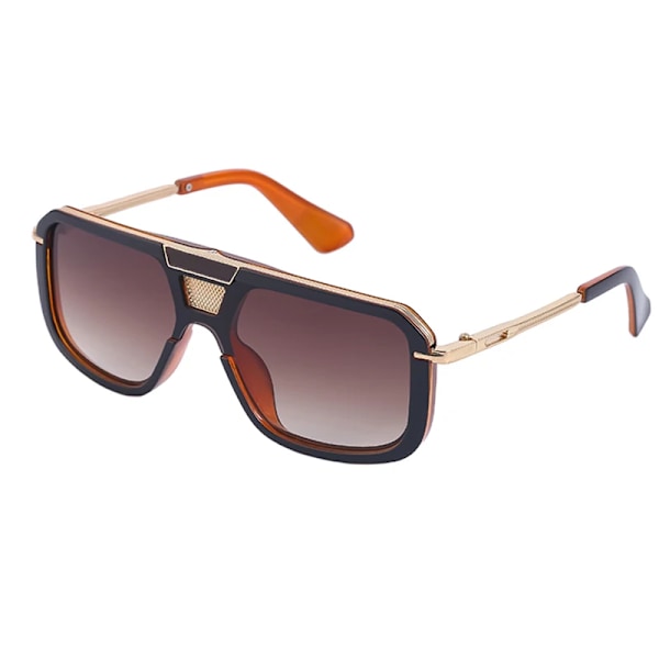 2022 New Retro Double Bridges Herr Solglasögon Mode Svarta Klara Glasögon Trending Hollow Leopard Blå Solglasögon Män Kvinnor Shad C06 Wine Red Sunglasses