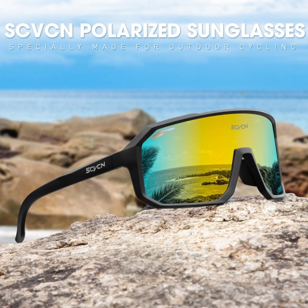 Polariserade Cykelsolglasögon Utomhusfiske Solglasögon Herr MTB Cykelglasögon Dam Road Bike Glasögon UV400 Cykelglasögon Type 10 Polarized-no-box