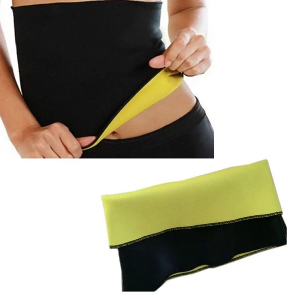 Kvinnor Slank waist trainer Neopren Bälte Bastu Svett Kroppsformning Yoga Träning Korsett Slimming Bälte Magband för kvinnor Type 1 L