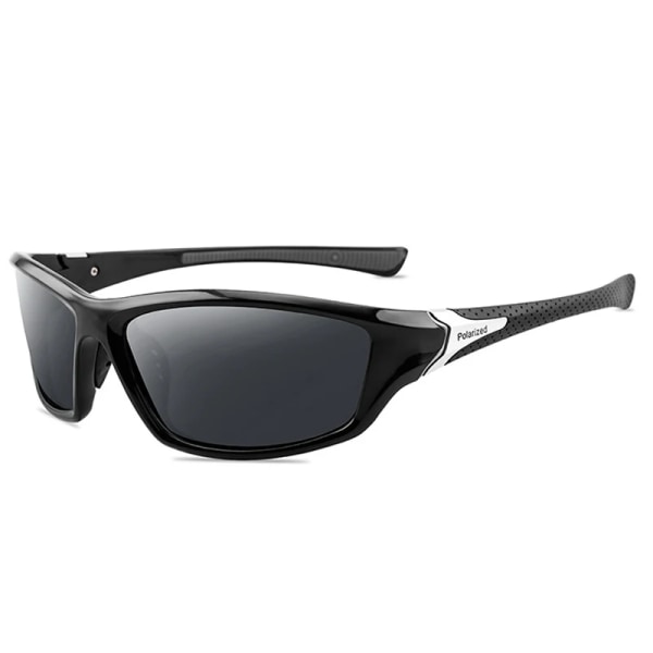 2022 Nya lyxiga polariserade körsolglasögon män Klassiska sportglasögon för utomhusåkning Fisketurer Retro UV400 solglasögon Polarized gray sunglasses