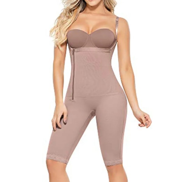 Postkirurgisk högkompressionsbody i ett stycke Shapewear högkompression Faja waist trainer colombianska gördlar 5XL