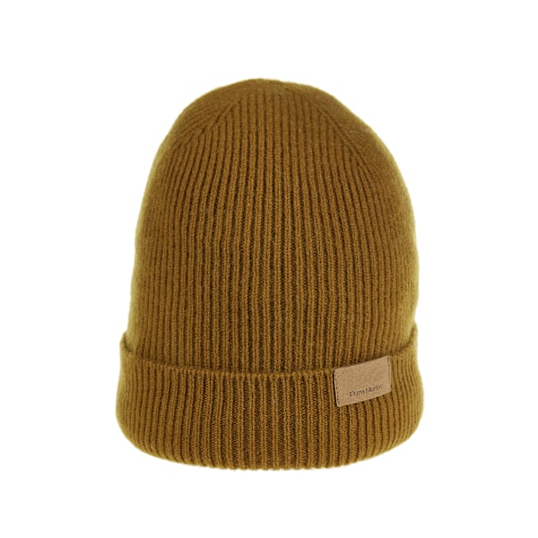 Longming Herr & Dam Mössa Stickad Beanie Skidmössa Vinter Varm Lyxig Trendig Stickad Mössa Höst Streetwear Mustard One Size
