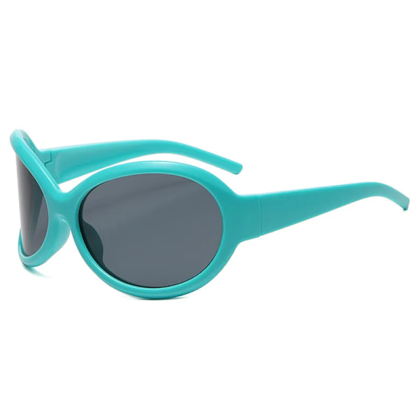 Y2k Oversized Punk Solglasögon Nya Damer Män Trender Goggle Solglasögon Dam Lyxmärke Designer Glasögon UV400 Shades Glasögon C6 As Shown