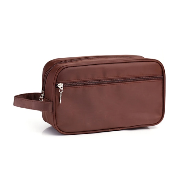 Män Kvinnor Resor Bärbar Toalettväska Tvättdusch Kosmetisk Makeup Organizer Unisex 2022 Nytt mode kosmetikväska Coffee