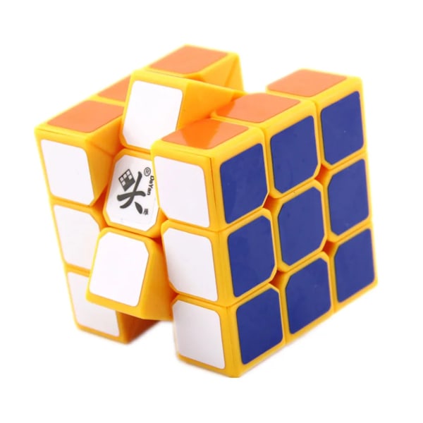 DaYan ZhanChi 42 mm Storlek 3x3x3 Magic Cube 3x3 Professional Speed ​​Cube Professionell Brain Teaser Pusselleksak för barn Present Blue