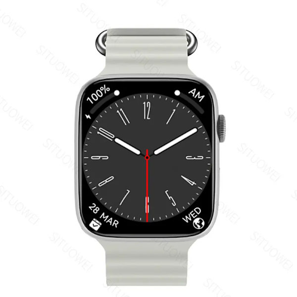 Smart Watch Series 8 Bluetooth Call 1.9\ Gray-Ocean Band