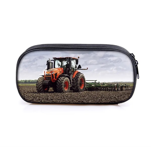 Farm Tractor Print Kosmetisk case Pennväska Pojkar Flickor Stationär väska Barn Case Barn Pennlåda Skolmaterial Väskor dqbbftractor02cw