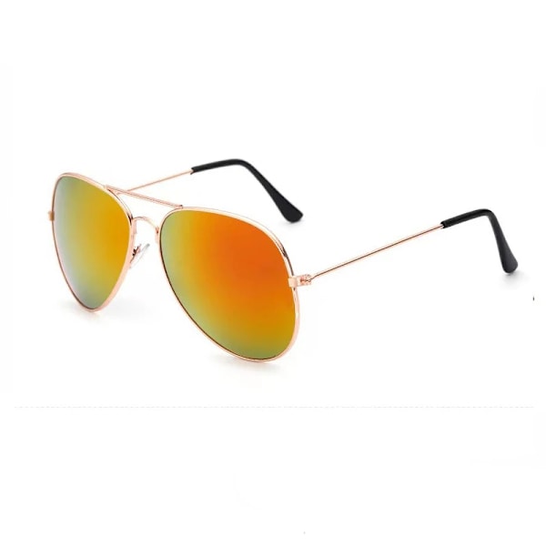 Klassiska Retro Pilot Ocean Goggles Solglasögon För Kvinnor Män Unisex Metall Röda Solglasögon Sommarkörning 3025 Glasögonskydd C28 As Show