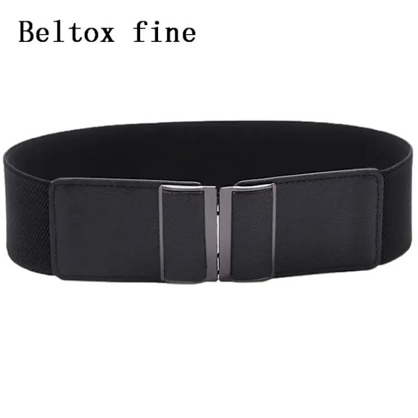 Foshion Elastiskt brett bälte för kvinnor Stretch Tjock midja Klänning Utsmyckning midjeband 6.5-quan-hei 65cm(68cm to 100cm)